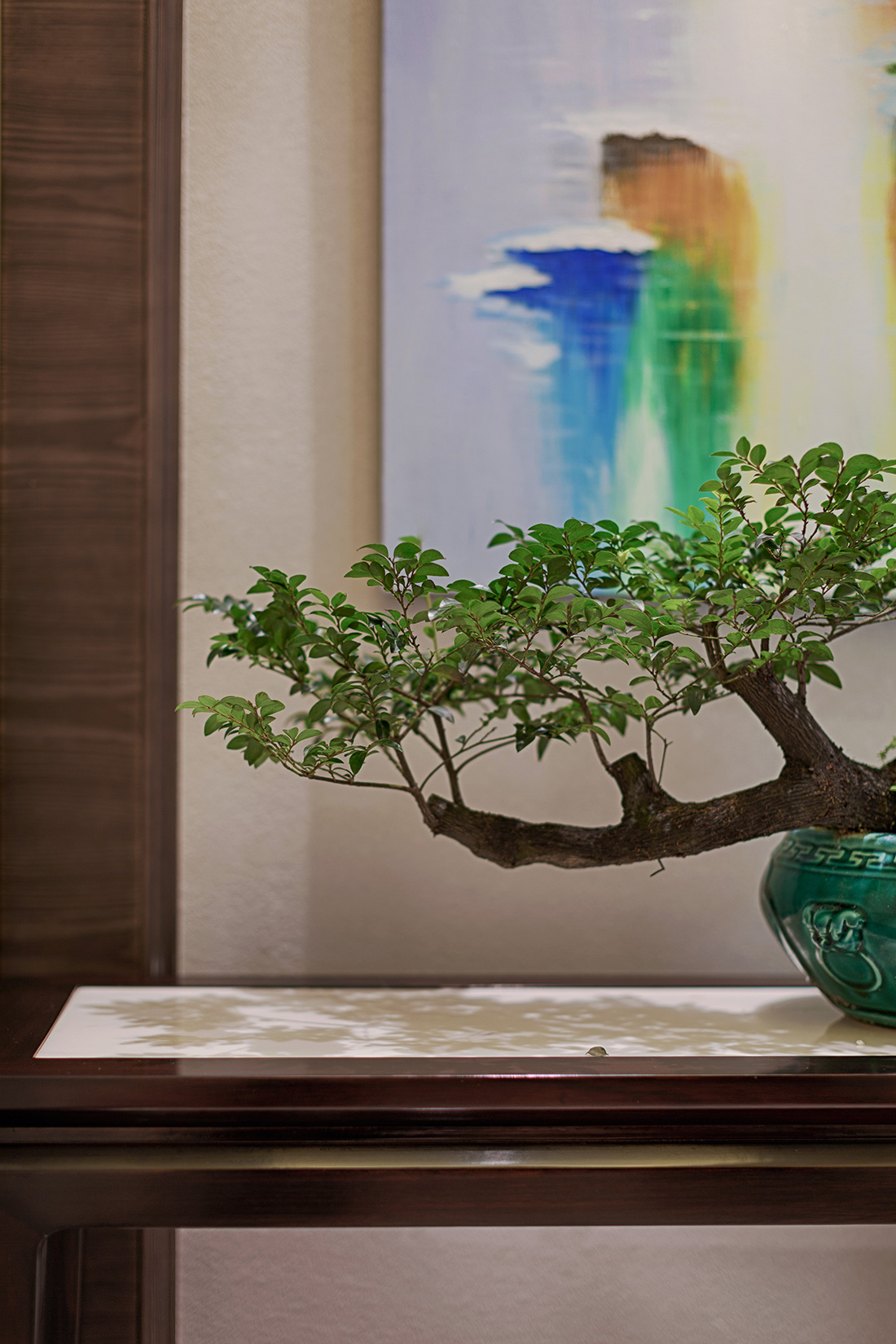 深圳公園大地聯排別墅裝修設計-玄關